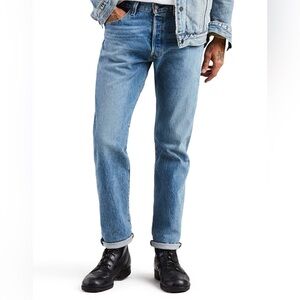 Levi's Men's 501 Size 31 x 30 Original Mid Rise Regular Fit Straight Leg Jeans
